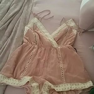 Open back Romper size large